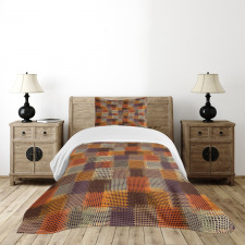 Digital Grunge Design Bedspread Set