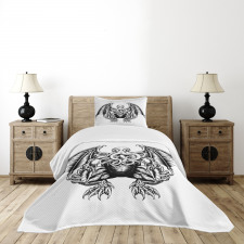 Cosmic Evil Monster Bedspread Set