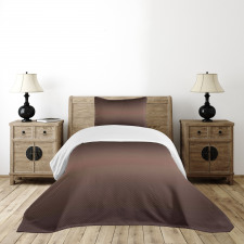 Digital Brown Room Bedspread Set