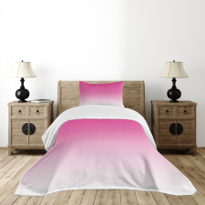 Digital Hot Pink Design Bedspread Set