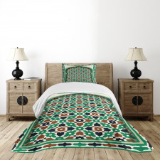 Moroccan Arch with Floral Bedspread Set