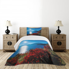 Sunny Autumn Mountain Bedspread Set