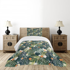 Botanic Tropic Leaves Bedspread Set