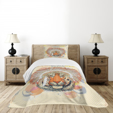 Safari Wild Tiger Bedspread Set