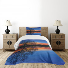 Night Scenery Bedspread Set