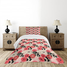 Circled Abstract Bedspread Set