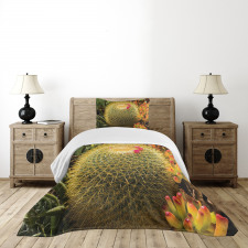 Cactus Plant with Spikes Bedspread Set