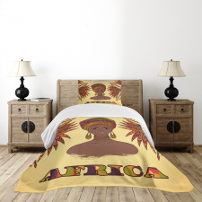 Turban Palms Cultural Bedspread Set