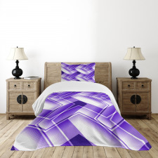 Trippy Digital Shapes Bedspread Set