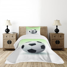 Football Soccer Ball Bedspread Set