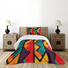 Geometric Modern Design Bedspread Set