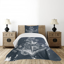 Knot Anchor Compass Bedspread Set