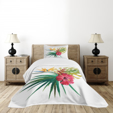 Wild Tropical Orchid Bedspread Set