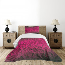 Hawaiian Island Palms Bedspread Set