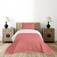 Chevron Lines Tiles Bedspread Set