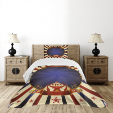 Circus Poster Image Bedspread Set