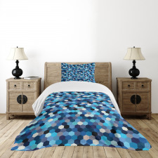 Blurry Rectangulars Bedspread Set