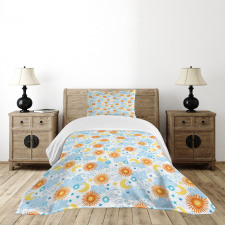 Celestial Elements Tile Bedspread Set