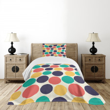 Modern Grunge Illustration Bedspread Set