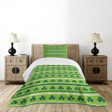 Traditional Irish Clovers Bedspread Set