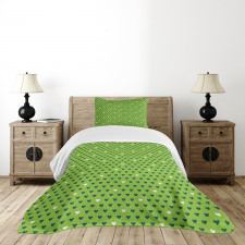 Fun Small Hearts Bedspread Set