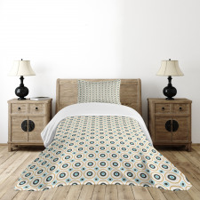 Circles Spots Colorful Bedspread Set