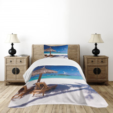 Island Caribbean Sealife Bedspread Set