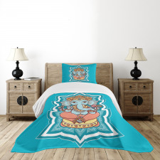 Asian Mandala Bedspread Set