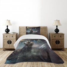 Medieval Dwarf Knight Bedspread Set