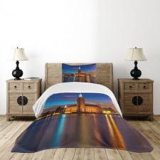 Stockholm Scenic Night Bedspread Set