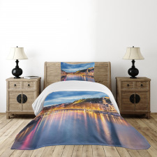 Saone River Lyon City Bedspread Set