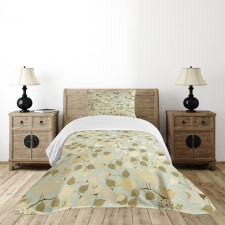 Vintage Retro Swirls Bedspread Set