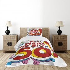 Colorful and Floral Bedspread Set