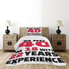 Feel 18 Words Bedspread Set