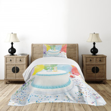 Colorful Ballons Bedspread Set