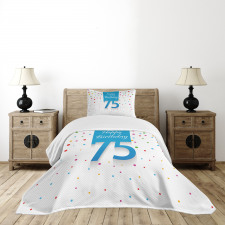 Rain with Polka Dots Bedspread Set