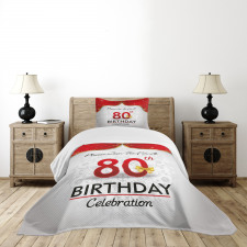 Birthday Party Invite Bedspread Set