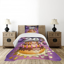 Chocolate Birthday Bedspread Set