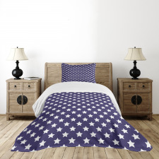 Flag with Stars Bedspread Set