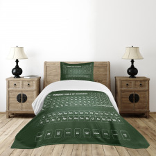 Science Elements Bedspread Set