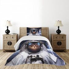 Space Traveller Pet Bedspread Set