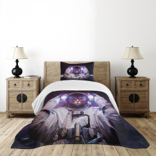 Galaxy Star Supernova Bedspread Set