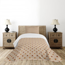 Classic Retro Polka Dots Bedspread Set