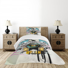 Arms Shield Design Bedspread Set