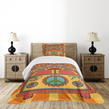 Mini Van Ornaments Bedspread Set