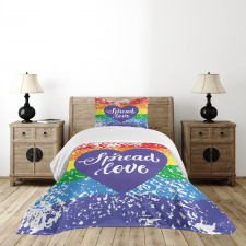 Spread Love Heart Bedspread Set