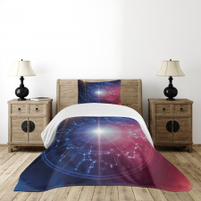 Connected Dots Signs Bedspread Set