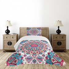 Oriental Style Floral Retro Bedspread Set