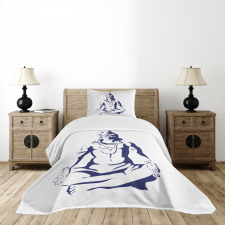 Lotus Position Bedspread Set