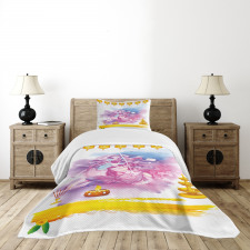 Ceremonial Cultural Happy Bedspread Set